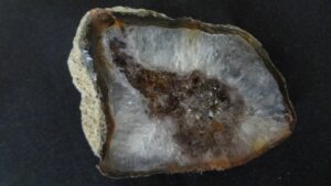 Achát se záhnědou Libuň- velikost 7 x 5,2 cm