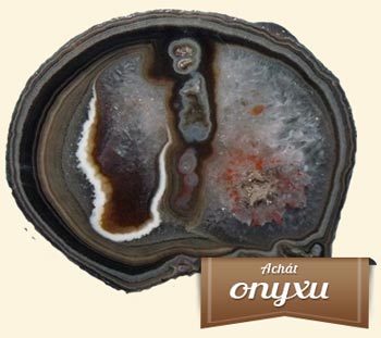Achát onyxu z okolí Lomnice nad Popelkou